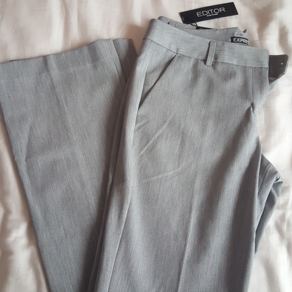 *SOLD* Express Editor Slim Flare Dress Pants